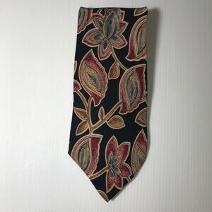 Robert Stock Floral Silk Handmade Necktie